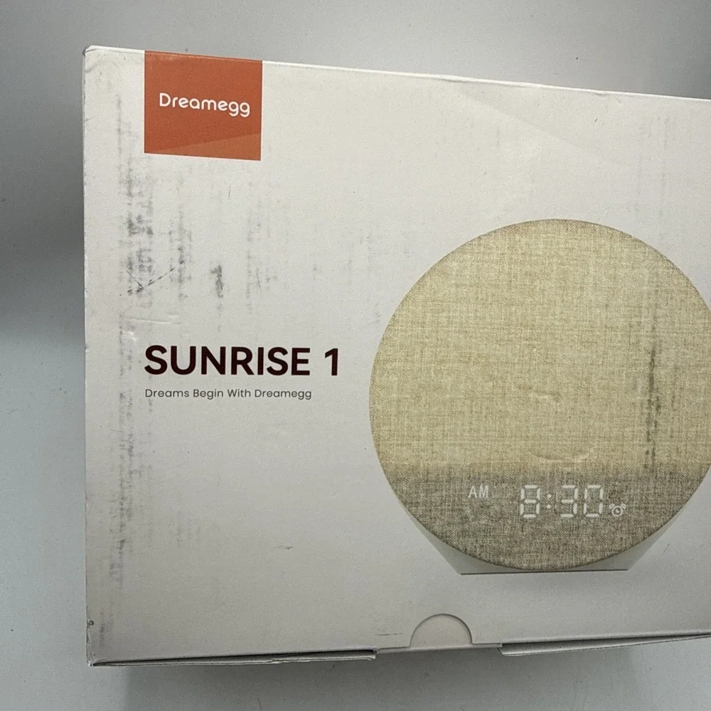 Dreamegg‎ Sunrise 1 Alarm Soothing Sounds Night Light Color Beige